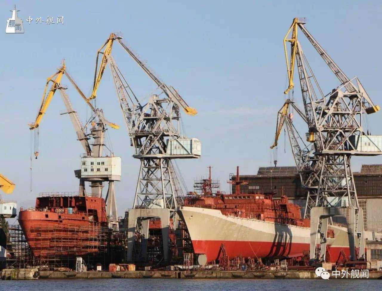 【今日舰闻】俄罗斯加里宁格勒的琥珀造船厂在建舰艇近况