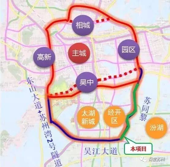 路线全长约17公里,采用城市快速路兼一级公路的技术标准.