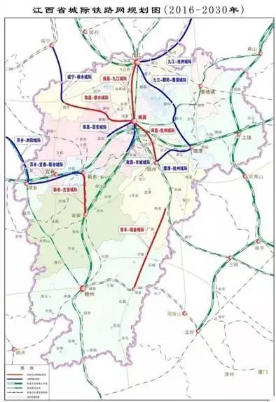 条城际铁路线路,还有一大拨路线正在设计中,包括南昌,赣州,九江,吉安