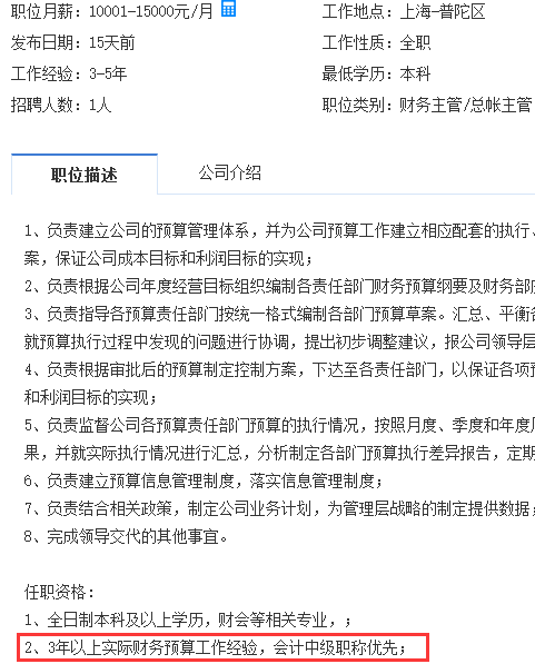 中级会计招聘_取得中级会计职称可以做什么 值得考吗(3)