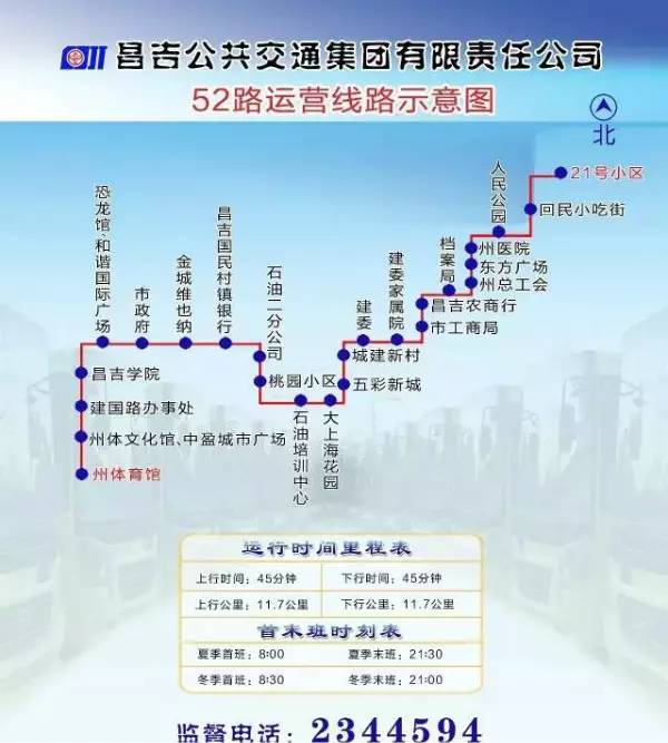 出行必备!昌吉市区最新,最全公交线路,站点都在这!