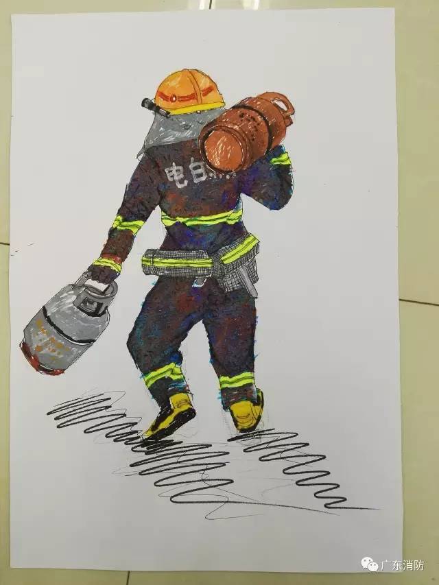 【投票】"我是小小消防员"第二届儿童消防绘画作文竞赛开始投票啦!
