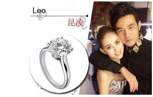 chaumet josephine的加冕·爱系列钻戒 黄晓明和angelababy大婚