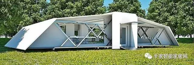 英国一家名为ten-fold-engineering的公司开发了一系列可折叠的房屋