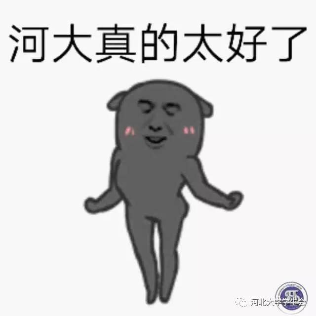 河大:没有我的专属表情包,怎么是正宗的河大人?