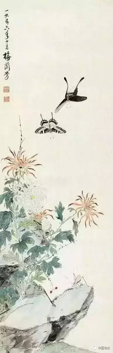 梅兰芳除了精于京剧表演,还擅长绘画,书法,人物,花卉,山水,无所不涉