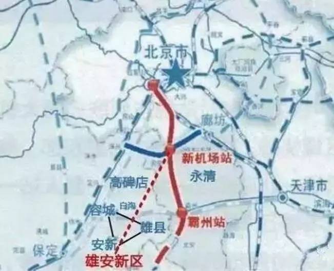 京雄铁路连接北京新机场环评出炉,改线了!
