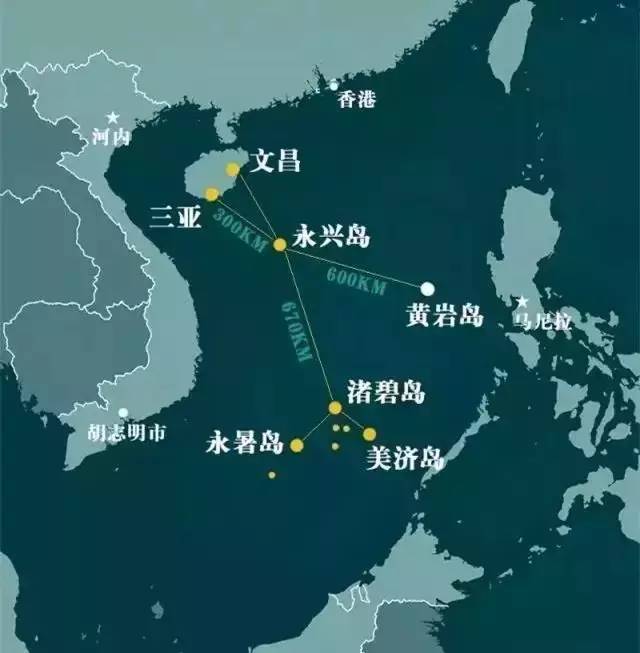 永兴岛在南海的地理位置图 永兴岛上最多的是椰树,仅百年以上树龄的就