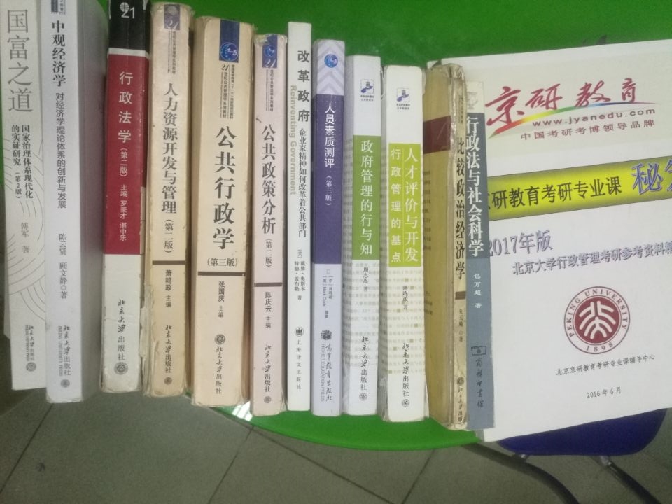 2019年北京大学行政管理学考研参考书真题复