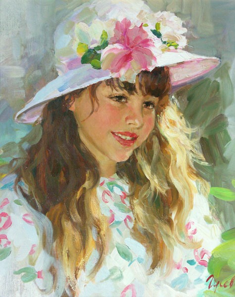 俄罗斯画家 vladimir gusev 人物油画作品欣赏