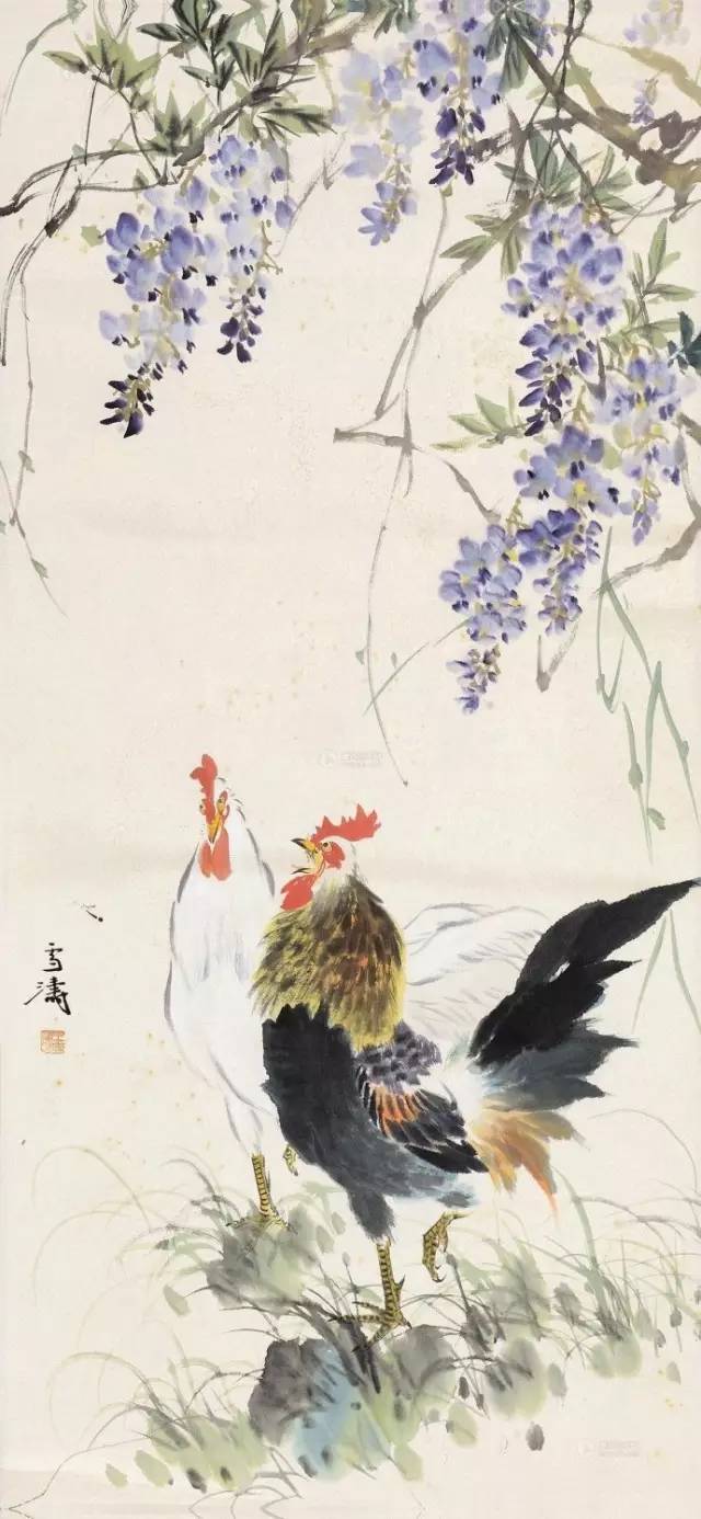 鸡年 赏大师们画鸡