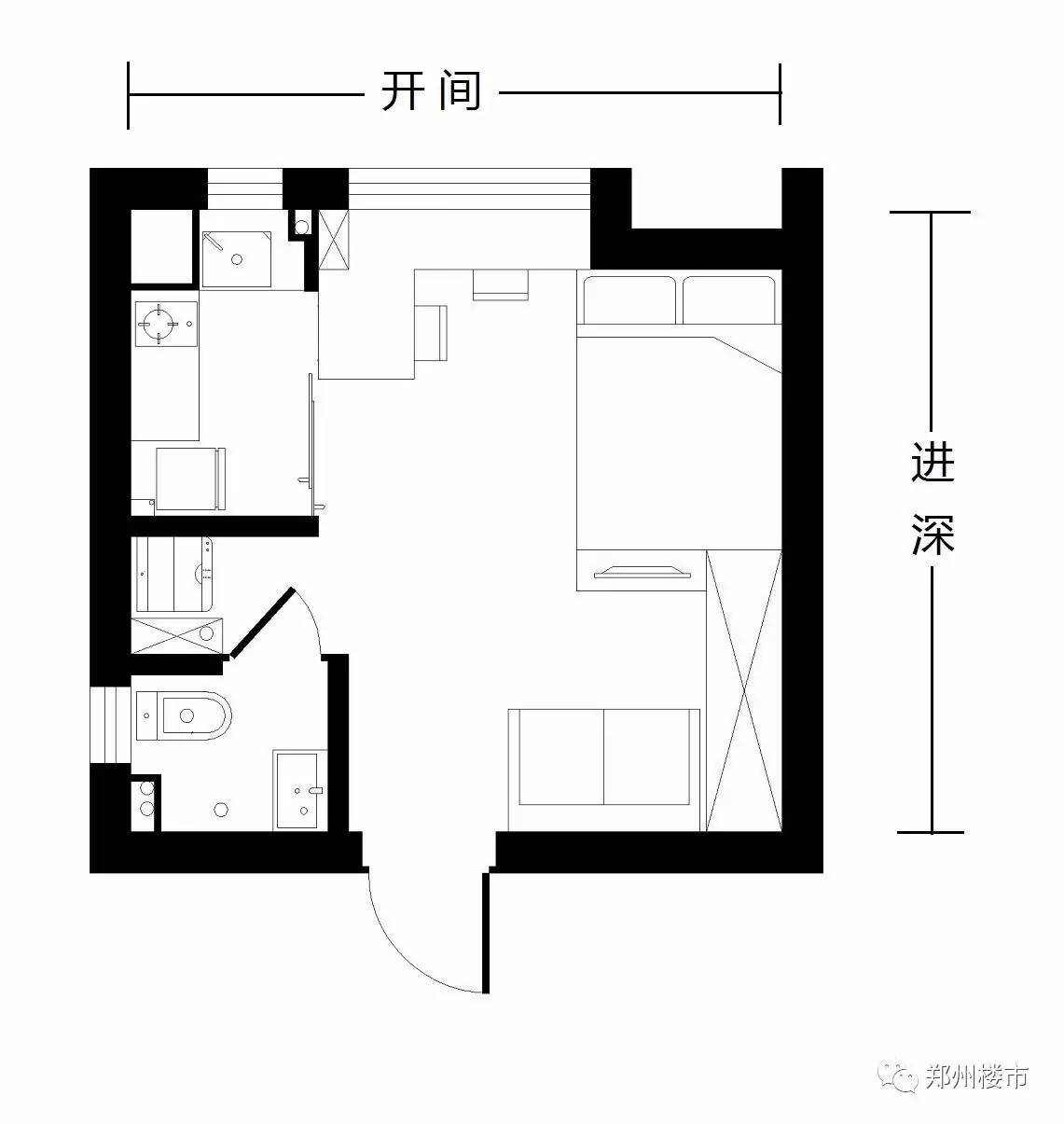 小户型买筒子楼也行,但最好的是买正常住宅楼栋里的小户型.