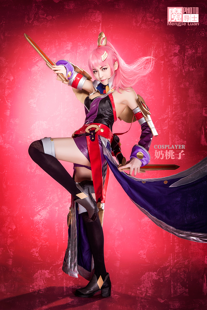 《王者荣耀》花木兰cosplay 魔导士联合电竞美女解说