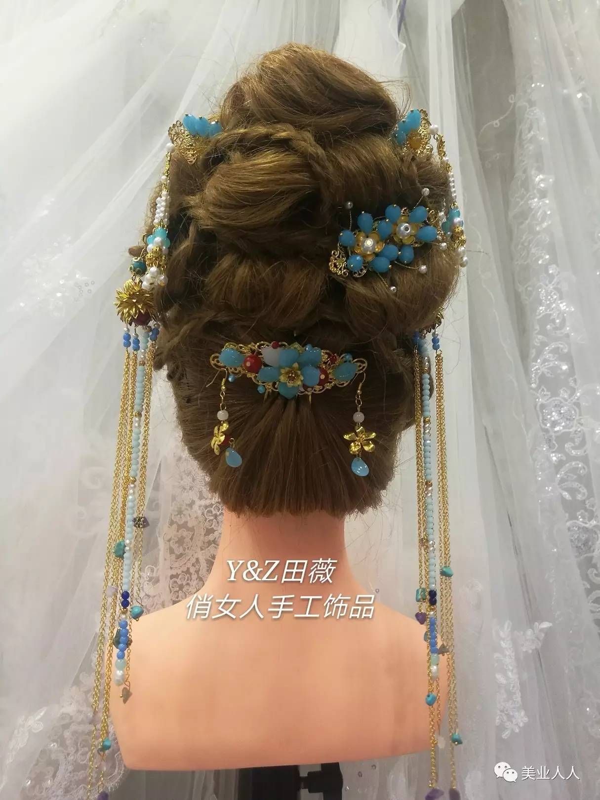 最美中式新娘造型盘发,奢华大气古典美