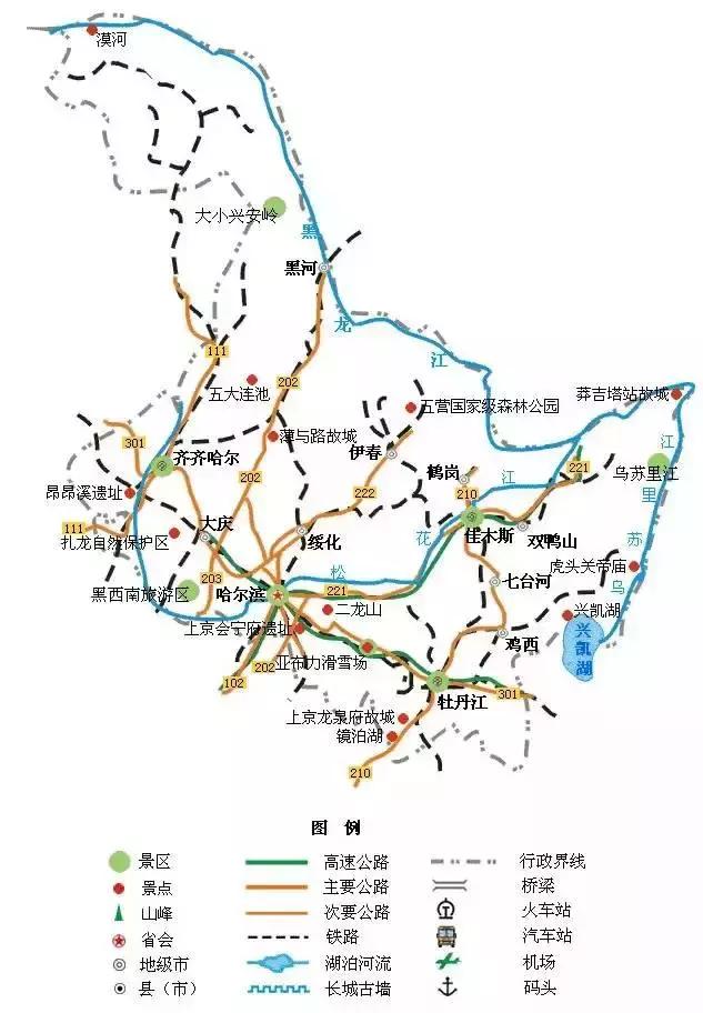 全国旅游地图精简版,敬请收藏