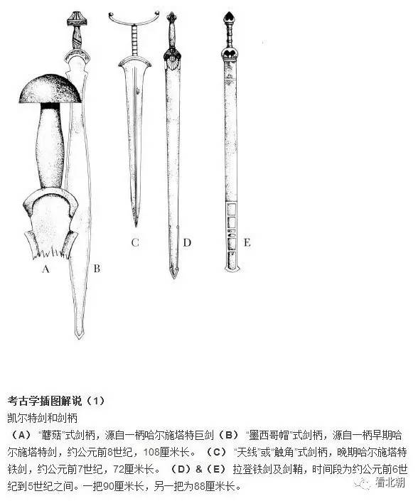 凯尔特剑这几种兵刃成为了后世西方刀剑的渊薮.