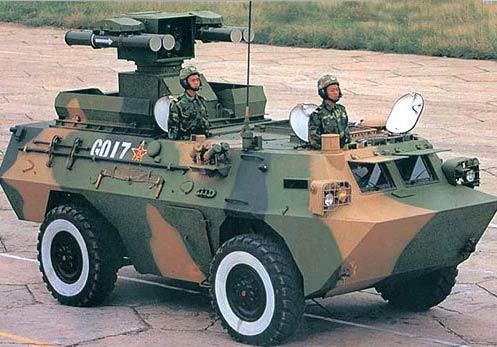 wz550重型反坦克导弹发射车