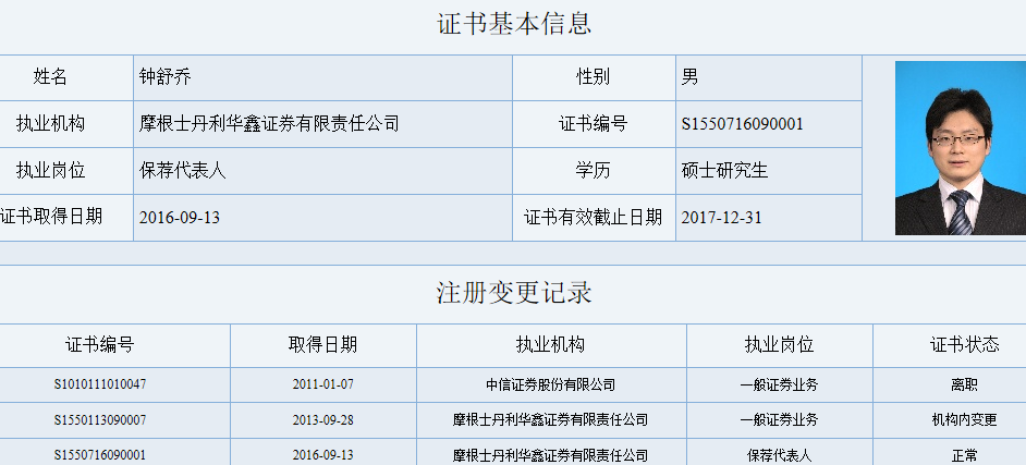 德宏股份变更保荐代表人 摩根士丹利华鑫证券钟舒乔接替