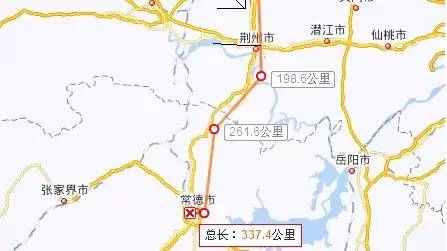 打通湘北大门,规划建设湖南常德至湖北荆州的高速铁路