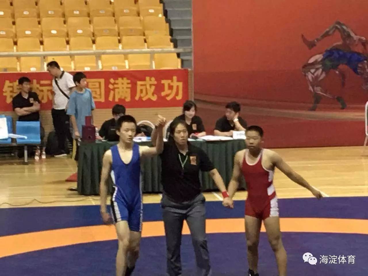 我区代表队参加2017年北京市青少年摔跤锦标赛获团体总分季军!