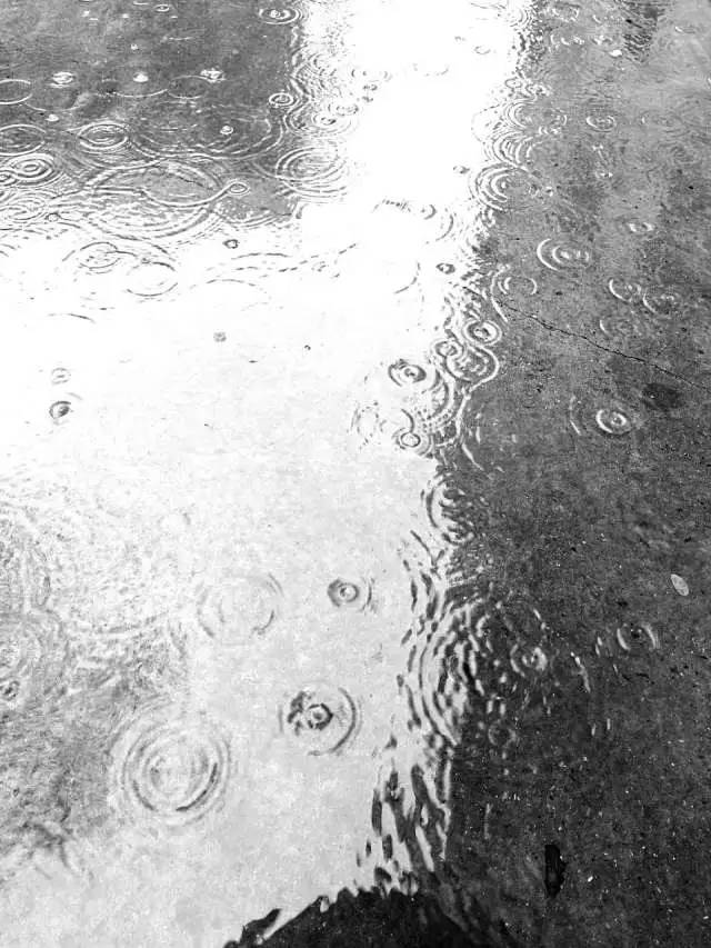 【黑白市井】银川的雨景是这样的