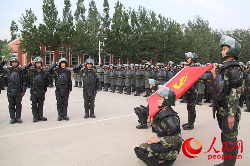 组图:走进武警北京总队十八支队训练场