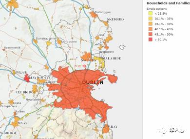 爱尔兰单身的人都在哪里?人口普查地图告诉你