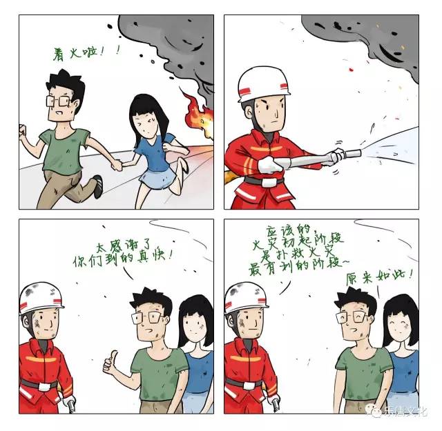 炎炎夏日,漫画教你了解消防知识!
