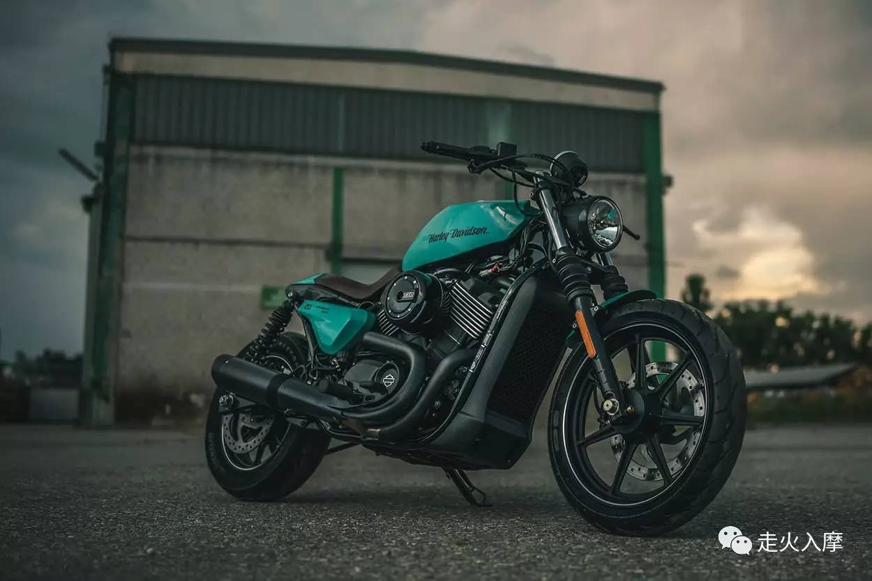 这是目前为止我见过最帅的哈雷!street rod 750改装登场!