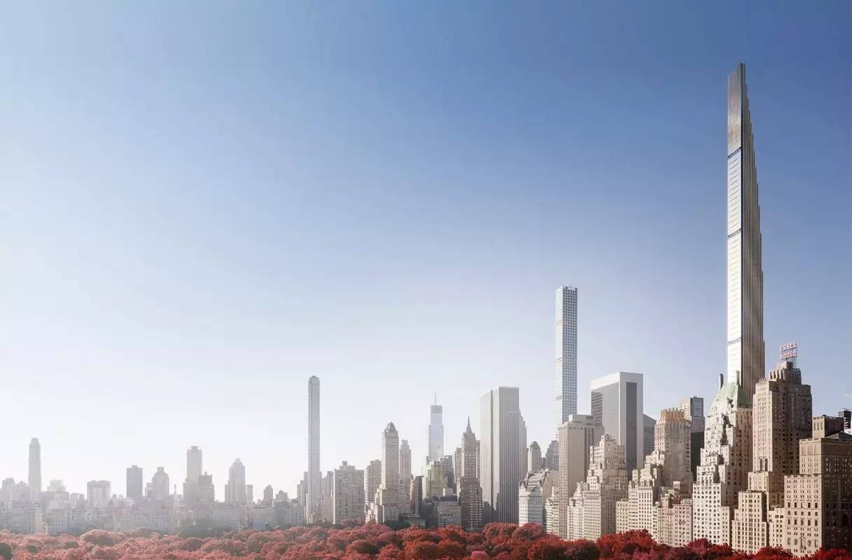 建造到一半的"世界上最瘦的摩天大楼"面临抵押风险