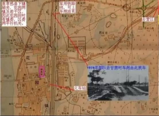 孝昌县八一路位于老城区,是通往花园火车站的必经之路,战争时期铁路图片