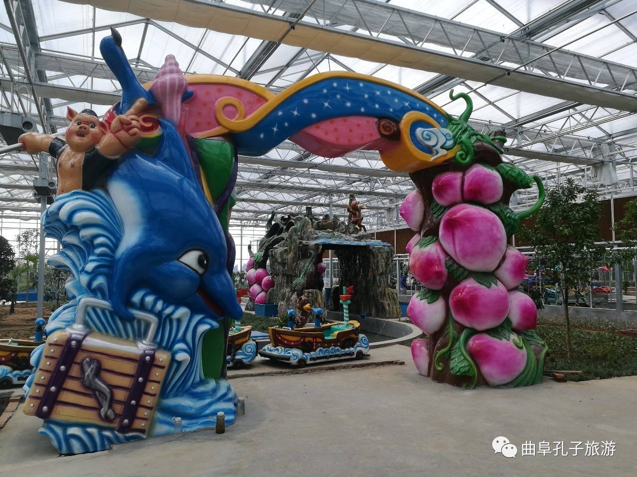 精彩的亲子游乐项目仙河花海生态乐园,位于曲阜文化国际慢城核心区