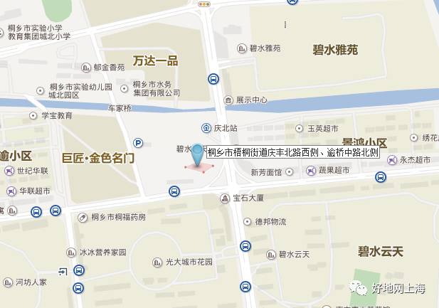 【8.31出让】桐乡市梧桐街道庆丰北路西侧,逾桥中路北侧地块