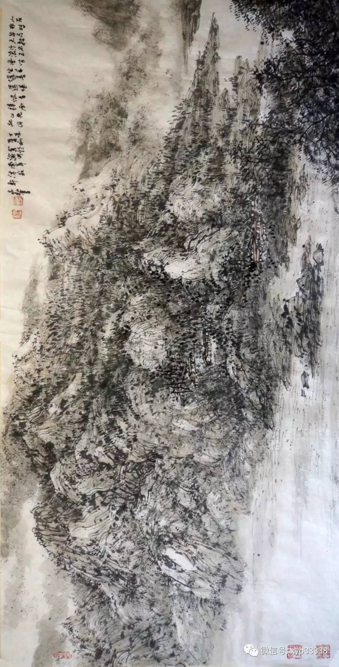 巴渝山水情吕效书先生中国画作品五