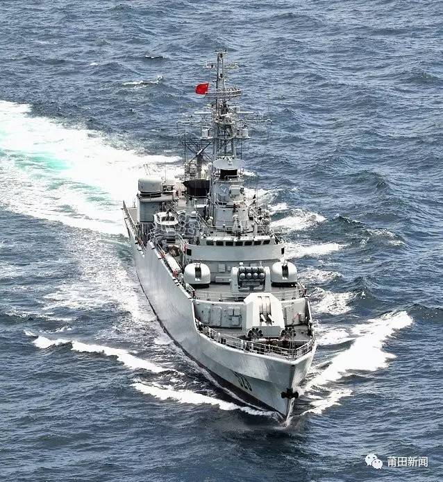 威武东海舰队有艘以莆田命名的导弹护卫舰