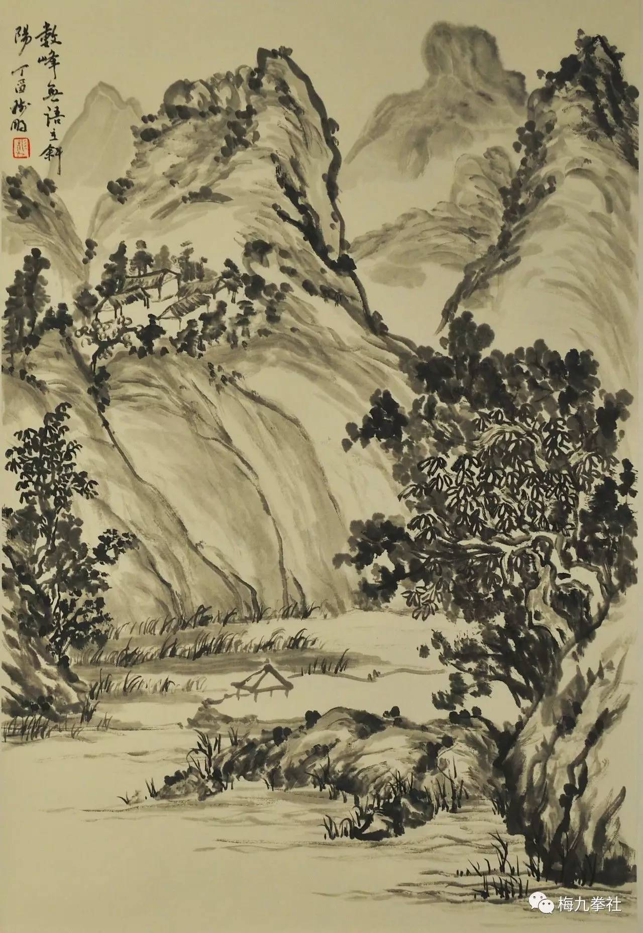 气韵之美梅墨生师生小品画展