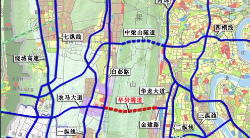 重庆主城区gdp_十号线线路平面示意图 制图 王艺军 重庆轨道10号线一期全面开工(2)