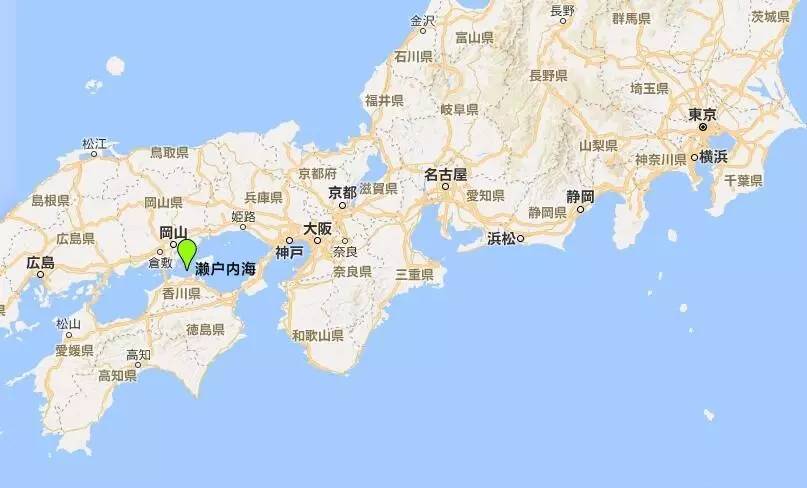 濑户内海方位示意图(地图来自google map)图片