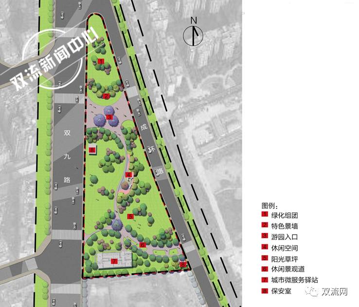 重磅双流要建的10个小游园微绿地效果图曝光美到窒息