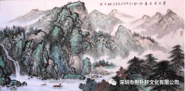 传承岭南技法寄情山水草木广西山水画家程万健其人其画