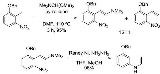 batcho–leimgruber吲哚合成反应