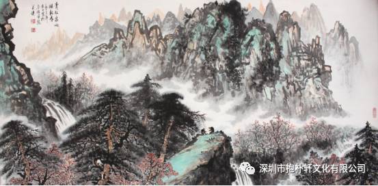 传承岭南技法寄情山水草木广西山水画家程万健其人其画