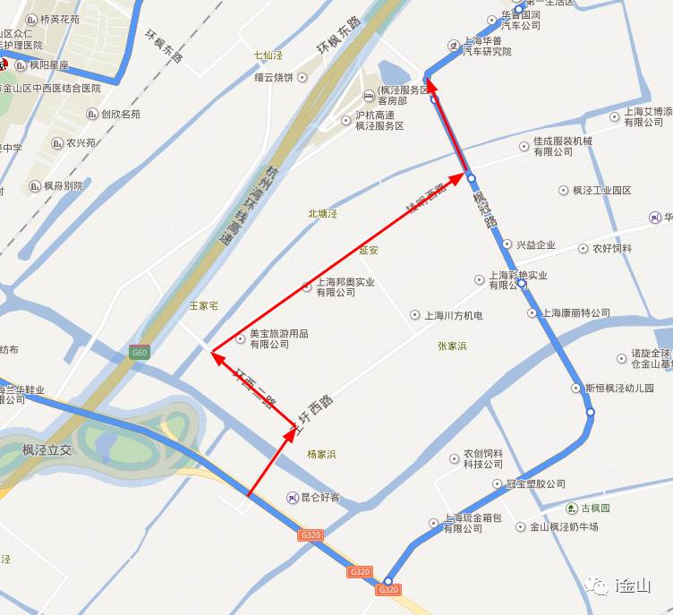 【提醒】枫展路道路施工,朱枫线将作临时线路调整!