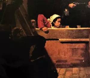 画家罗工柳于1951年绘制油画《地道战,以其饱满的政治激情,纯熟的