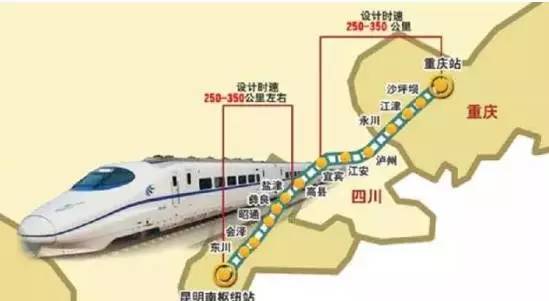 好消息！重庆这些区县将首通高铁，1小时到成都贵阳！