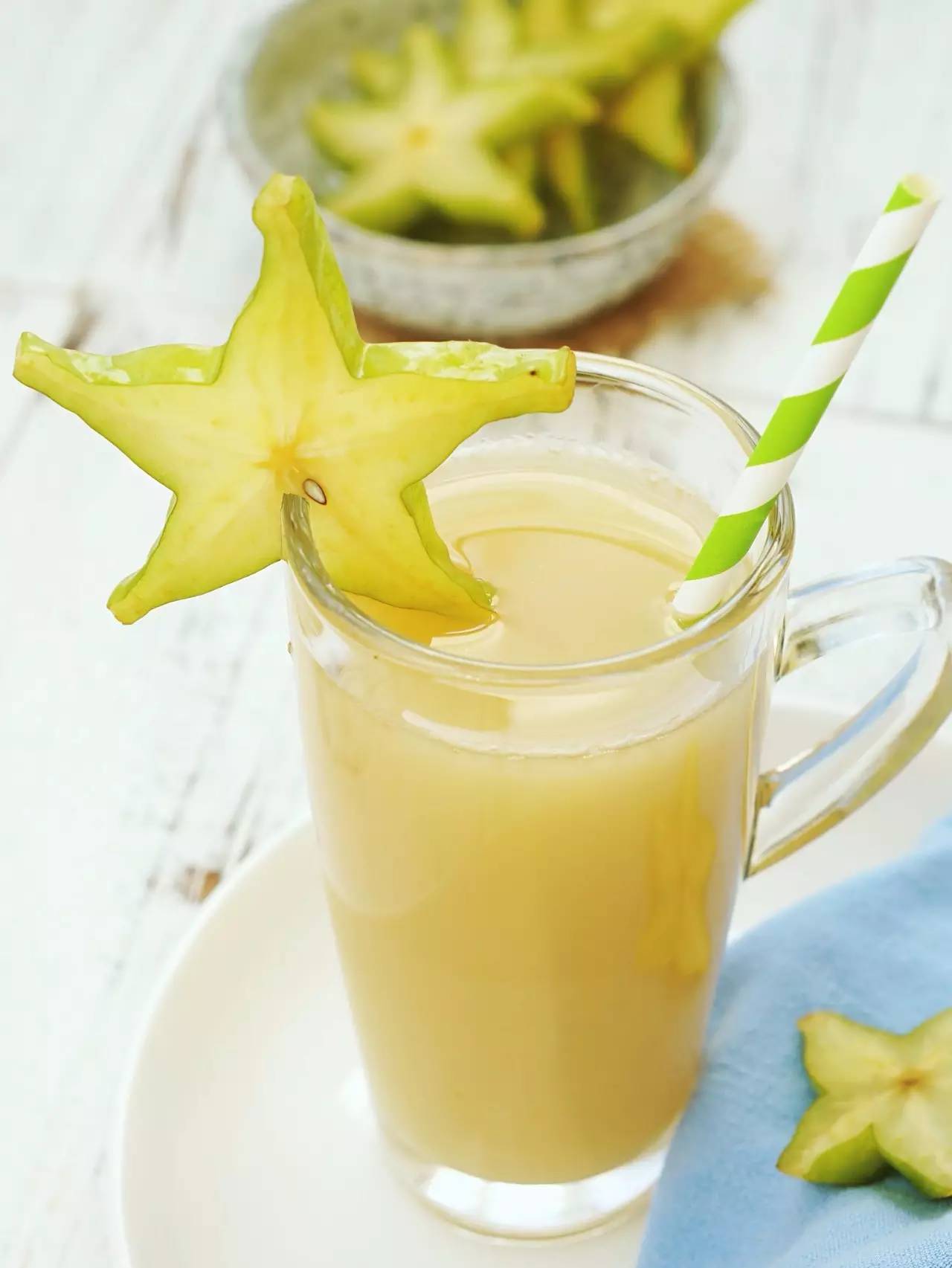 美食 正文  star fruit and pear juice 杨桃是一种盛产于夏季的热带