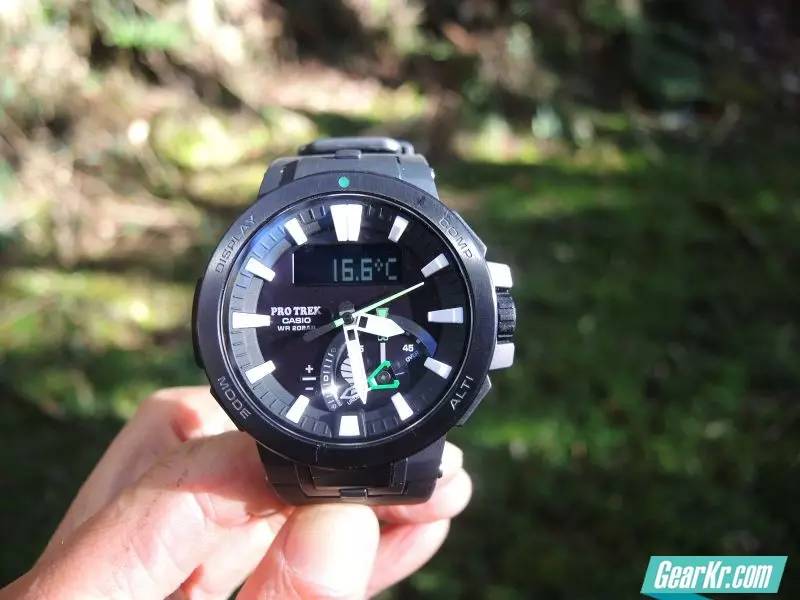 casio pro trek prw-7000登山表于高山上的应用