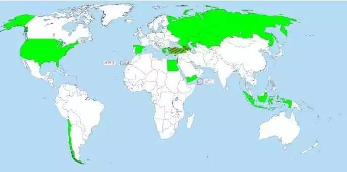 世界上有哪些跨洲国家