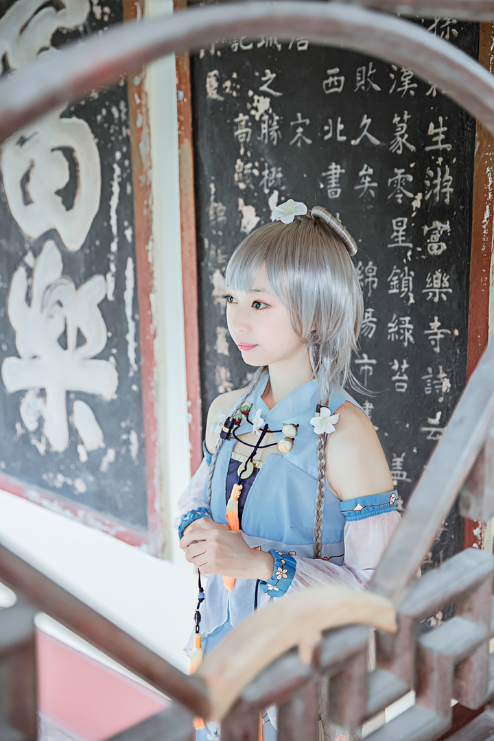 洛天依 花语嫣然 cosplay