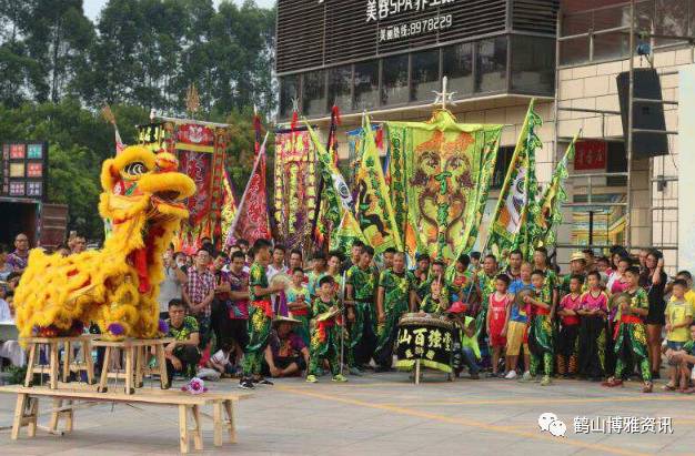 鹤山十六路猛狮同场争霸谁是你心中的狮子王